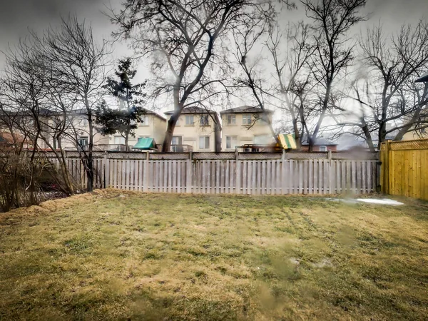 Joicey Boulevard 2: Rear garden looking toward the wooden perimeter fence